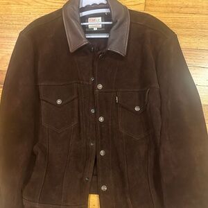 Levi’s 1960 Chocolate Suede Trucker Jacket